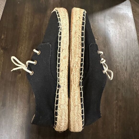 Soludos derby espadrilles black size 10 - Picture 7 of 9